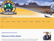 Tablet Screenshot of drive-radio.com